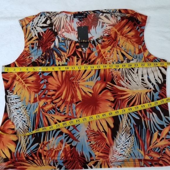 lauraplus14+ new multicolored plus size top - Picture 7 of 9